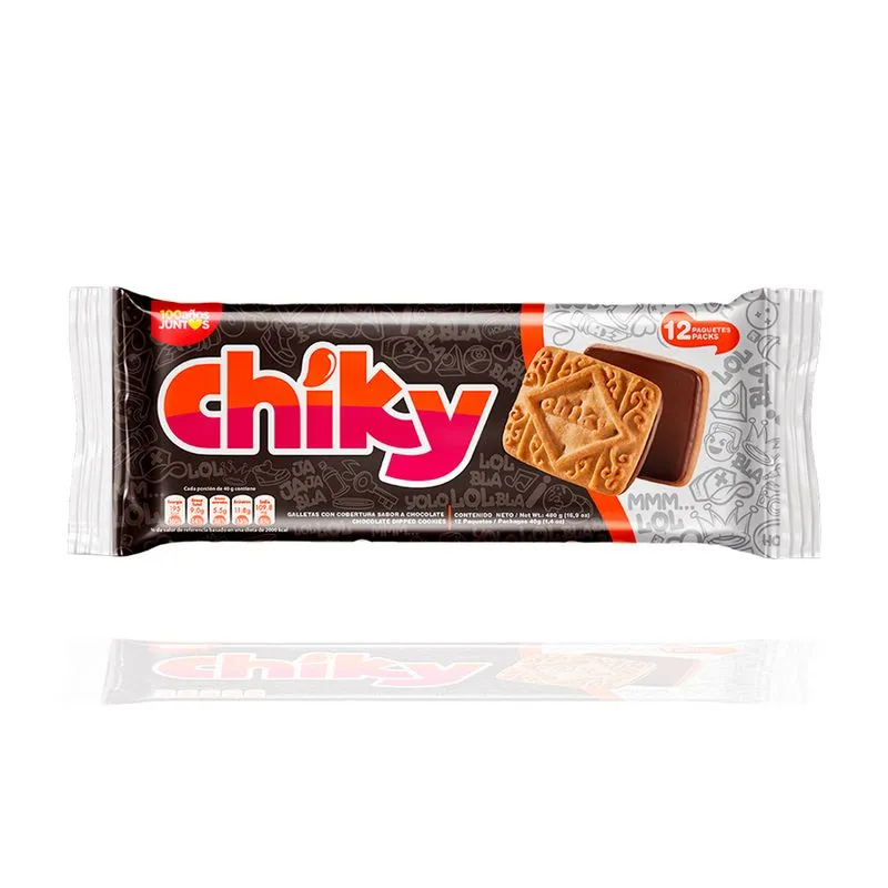 GALLETA CHIKY CHOCOLATE 1X16X12