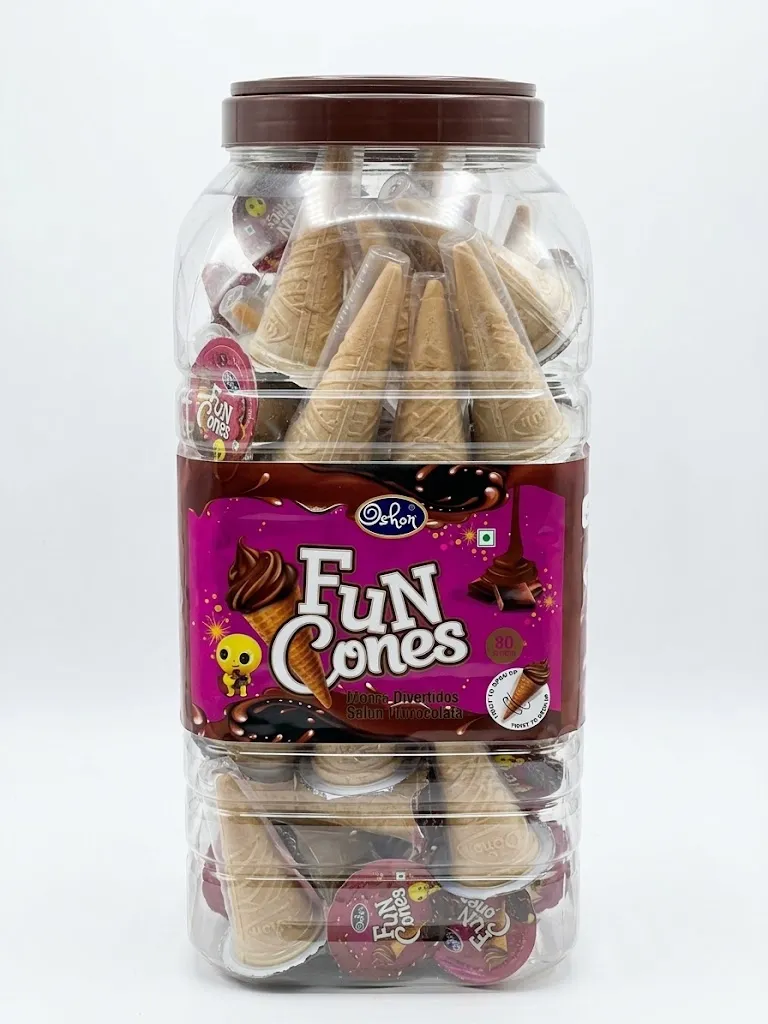 FUN CONES CHOCOLATE DRM 1X9X60