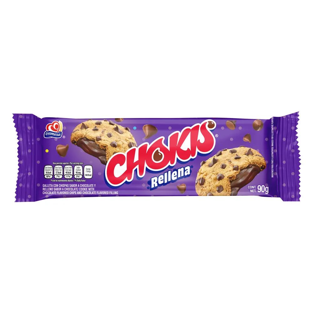 CHOKIS RELLENA MORADA 1X42