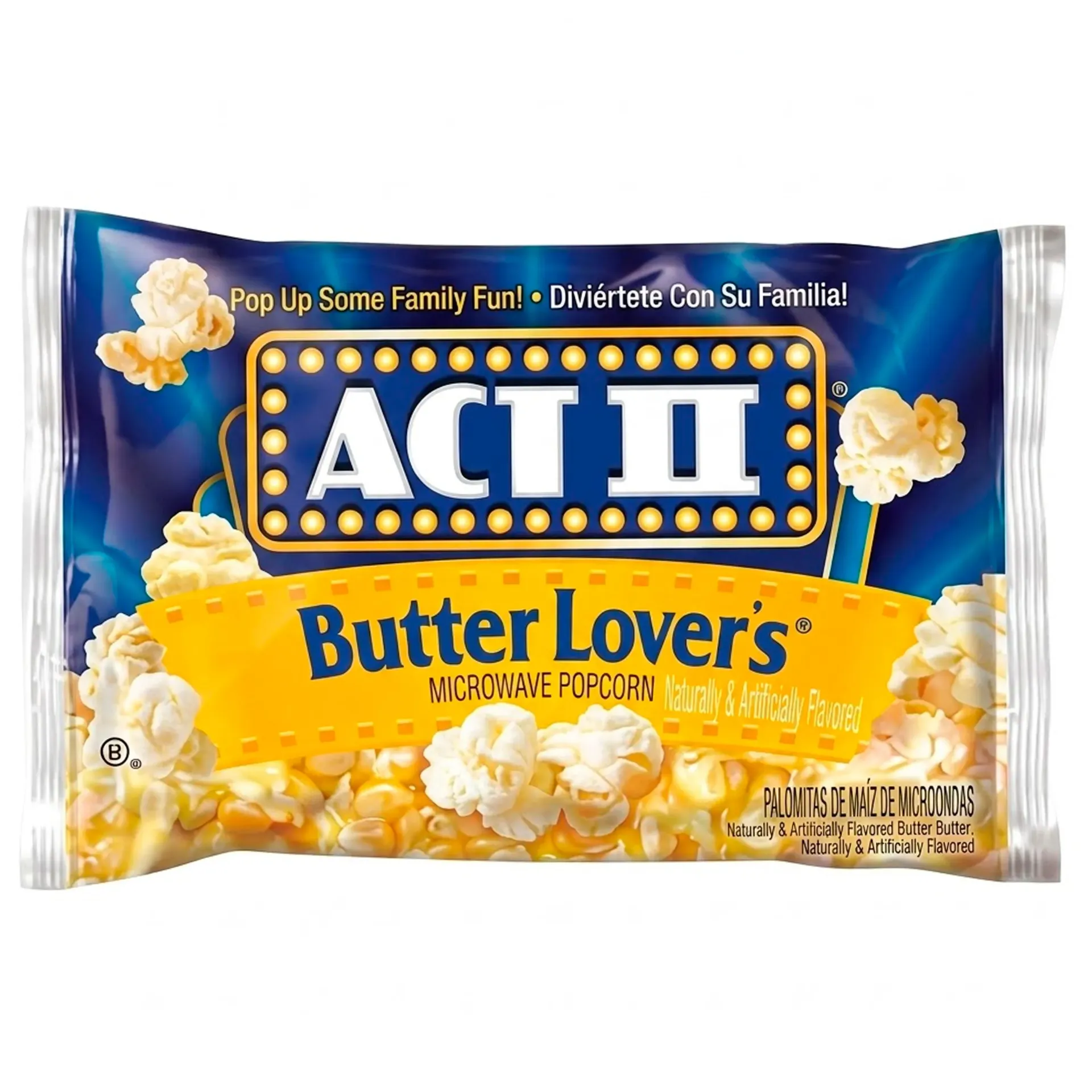 PALOMITAS ACT II BUTTER LOVERS 1X32X78G