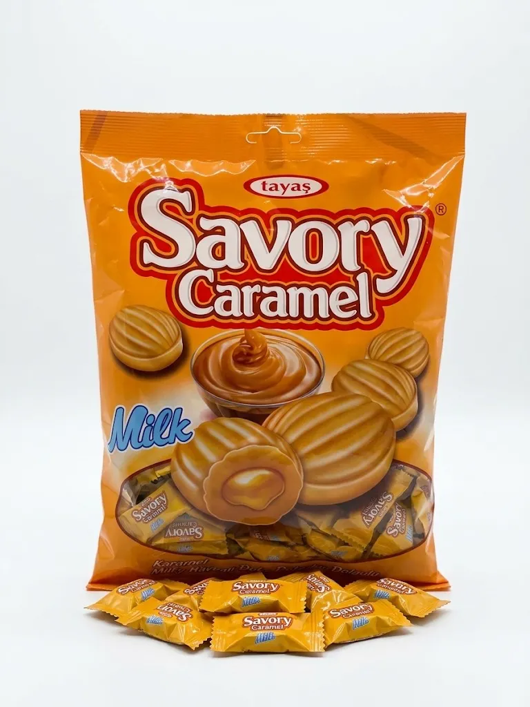 CONFITE TAYAS SAVORY CARAMEL BOLSA 1X12X200