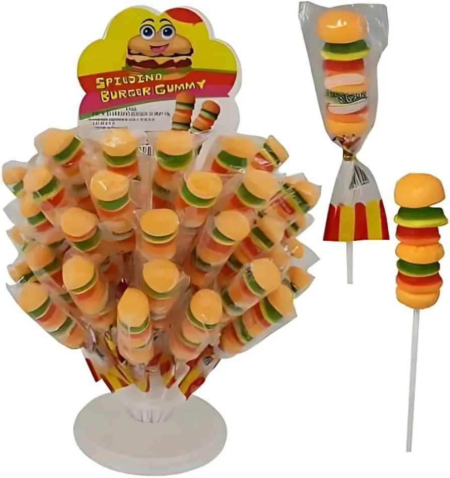 EXHIBIDOR GUMMY BURGER 1X10X60