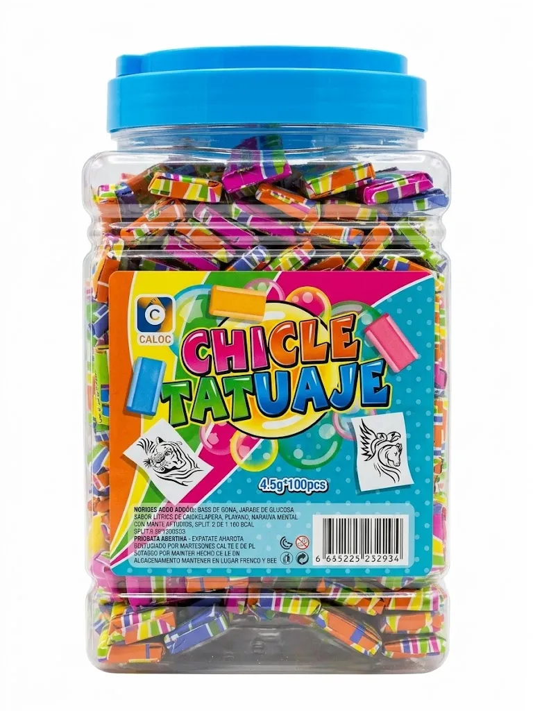 CHICLE TATUAJE CLC 1X24X100